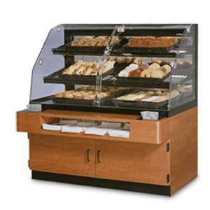 Federal Industries BPFD-54SS 54" Non-Refrigerated Bakery Display Merchandiser Self-Serve 