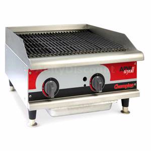 APW Wyott GCB-18H Champion 18" Countertop Radiant Charbroiler Nat Gas S/s