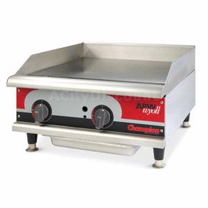 APW Wyott GGT-36H Champion 36" Thermostatic Natural Gas Griddle Countertop
