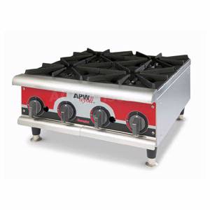 APW Wyott GHP-6H Champion 36" Manual Hot Plate Natural Gas w/ 6 Burners