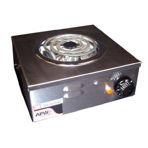APW Wyott CP-1A Champion 11" Portable Electric Hot Plate S/s with 1 Burner