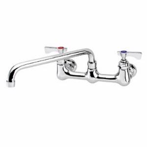 Krowne Metal 14-806 Royal 8" Splash Mount Faucet w/ 6" Swing Spout Nozzle NSF