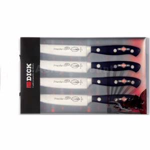 F. Dick 8109300 Premier Plus Series Set of 4 - 4.5" Serrated Steak Knives