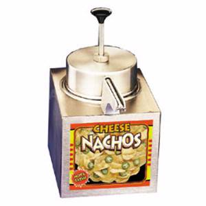 APW Wyott LCCW Lighted 4 Quart Nacho Cheese Warmer with Pump Stainless