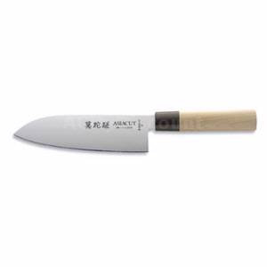 F. Dick 8004216 6" Japanese Santoku Knife w/ Wooden Handle