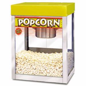 APW Wyott MPC-1A 8oz Stainless Popcorn Popper with Heat Lamp Countertop 120v