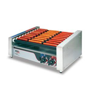 APW Wyott HRS-50S X*PERT HotRod 50 Hot Dog Grill w/ Slanted Tru-Turn Rollers 