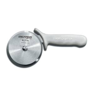Dexter Russell P177A-5PCP Sani-Safe 5" Pizza Cutter with White Polypropylene Handle