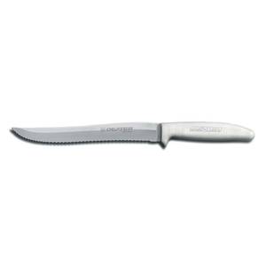 Dexter Russell S158SC-PCP Sani-Safe 8" Scalloped Edge Utility Knife