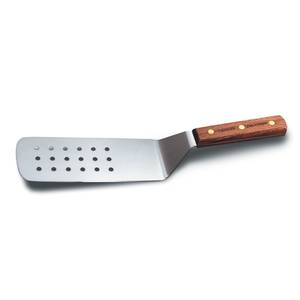 Dexter Russell PS8698 Traditional 8" x 3" Perforated Turner Rosewood Handle