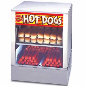 APW Wyott DS-1A Mr. Frank Hot Dog Steamer Holds 150 Hot Dogs 60 Buns
