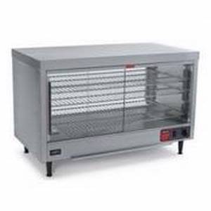 Nemco 6462 Extra Large Lighted Heated Deluxe Display Case W/ Humidity