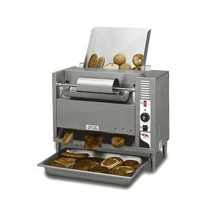 APW Wyott M-2000 Stainless Bun Conveyor Toaster 1100 Bun Halves/Hr