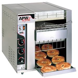 APW Wyott BT-15-2 BagelMaster Conveyor Bagel Toaster 2" Opening 1440 Halves/hr