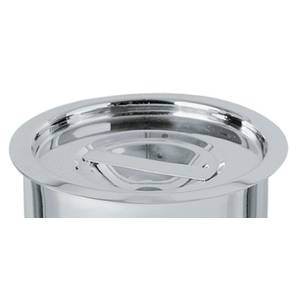 Update International BMC-825 Stainless Steel Bain Marie Covers Fits 8.25qt BM-825