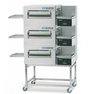 Lincoln 1180-3G 56" Triple Stack Gas Digital Conveyor Oven Package