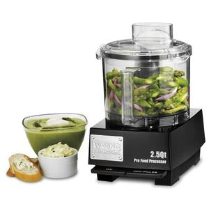 Waring WFP11SW 2.5 Quart Food Processor with S-Blade and Whipping Disc