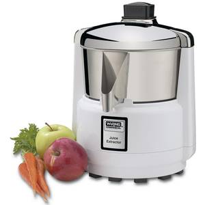 Waring 6001C Commercial Juice Extractor Stainless Bowl & Cover 3600 RPM