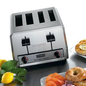 Waring WCT815 4 Slot Combination Toaster Heavy Duty 240v 380 Slices/hr