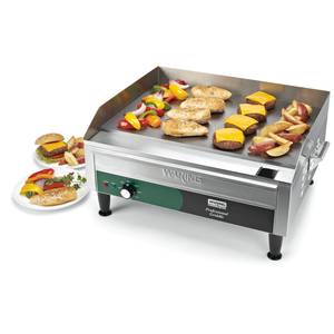Waring WGR240 24in Countertop Griddle Stainless Electric 3300W
