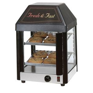 Star 12MCPT 12" Wide Countertop Heated Food Merchandiser Pass-Thru Door