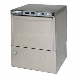 Champion UH-200B(40) High Temp Undercounter Dishwasher 30 Racks/hr 40°F Rise