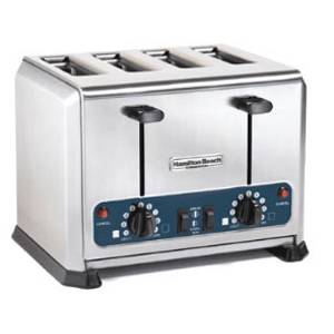 Hamilton Beach HTS455 4 Slot Pop-Up Bread Bagel Toaster 208/240v 400 Slices/hr