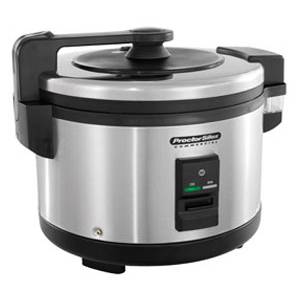 Hamilton Beach 37560R 60 Cup Electric Rice Cooker Stainless w/ Moisture Cup 120v