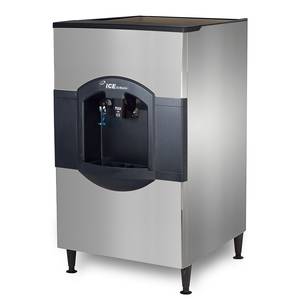 Ice-O-Matic CD40130 180 LB. Floor Model Cube Ice & Water Dispenser