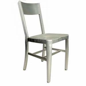 AAA Furniture 804 (GLOSSY) Glossy Finish Aluminum Indoor Outdoor Restaurant Patio Chair