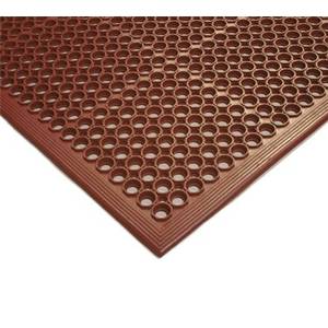 APEX Foodservice Mats T30U0035RD 3' x 5' Competitor Grease Resistant Bar & Kitchen Mat