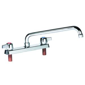 Krowne Metal 15-508L Royal 8" Swing Spout Deck Mount Faucet 8" Center LOW LEAD