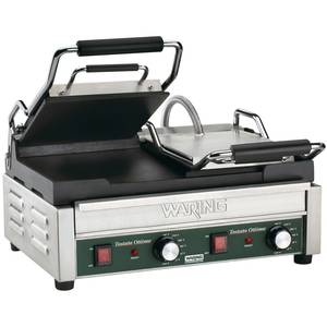 Waring WFG300 Dual Sandwich Toasting Grill 17" x 9.25" Flat Plates 240v