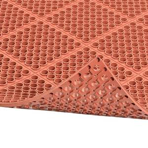 APEX Foodservice Mats T26U3939RD 39" x 39" Hercules Grease Resistant Bar & Kitchen Mat