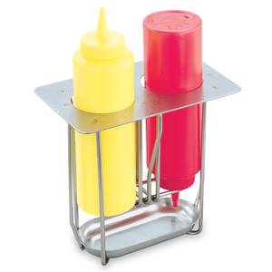 Vollrath 56116 1/9th Size Condiment Squeeze Bottle Holder Stainless