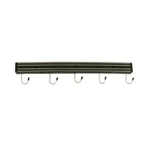 Update International MTH-18P 18in Black Magnetic Tool Holder 5 hooks