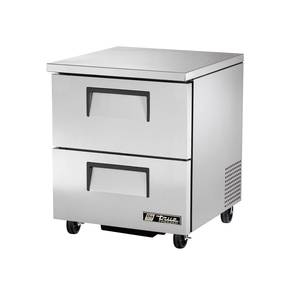 True TUC-27F-D-2-HC 28" Undercounter Freezer Stainless w/ 2 Drawers