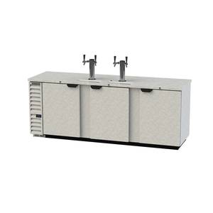 Beverage Air DD94HC-1-S S/S 5 Keg Capacity Direct Draw Cooler w/ 2 Dual Columns