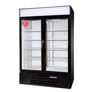 Beverage Air LV49-1-*-LED 49 CuFt LumaVue Two-Door Reach-In Cooler w/ LED Lighting