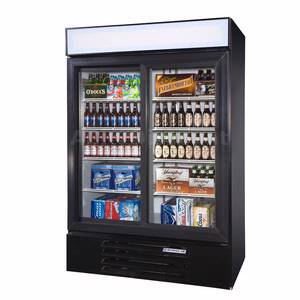 Beverage Air LV45-1-*-LED 47 CuFt LumaVue Sliding Door Reach-In Cooler w/ LED Lighting