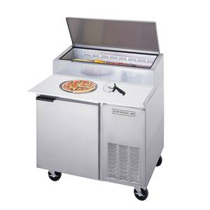 Beverage Air DP46HC 12 CuFt 46" One Section Refrigerated Pizza Prep Table