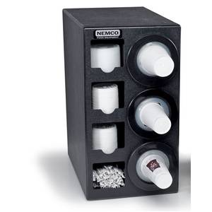 Nemco 88400-CDH Countertop Cup Dispenser w/ 3 Tubes & 4 Compartments