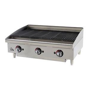 Star 6124RCBF Star-Max Countertop 24in Radiant Gas Charbroiler
