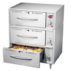 Wells RWN-3 Narrow Model Freestanding Countertop Triple Drawer Warmer