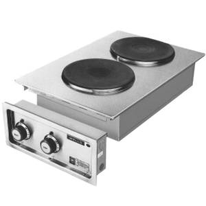 Wells H-706 Built-In Double French Style Burner Electric Hot Plate