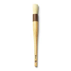Browne Foodservice 61200 1" Oval Pastry Brush w/ Boar Bristles & Wooden Handle
