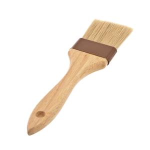 Browne Foodservice 61200-2 2" Flat Pastry Brush w/ Boar Bristles & Wooden Handle
