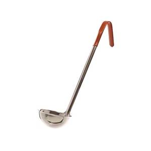 Browne Foodservice 9948OR 8 Oz. Serving Ladle Stainless 13" Long w/ Orange Handle