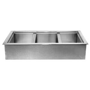 Wells ICP-300 Built-In Three - 12" x 20" Bay Non-Refrigerated Cold Well