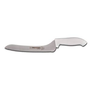 Dexter Russell SG163-9SC-PCP Sofgrip 9" Offset Scalloped Edge Sandwich Knife 